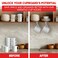 Better Houseware Coffee Mug Holder UnderShelf Mug Rack with 6 Hooks Cup Organizer for Kitchen Cabinets Set of 2 White