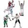Pkgd Football Figures Party Accessory 1 count 4Pkg