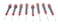 Wiha 26193 Slotted and Phillips Screwdriver Set with Soft PicoFinish Handle 8Piece