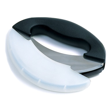 Norpro Stainless Steel Mezzaluna Chopper 4in10cm x 6in15cm Silver