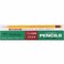 Tombow 2558B Pencil with Rubber 2558 B 1 Dozen