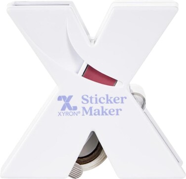 Xyron X150 Sticker Maker Makes 15 Stickers For Scrapbooking Crafts Cards School Projects AcidFree Adhesive Portable Color May Vary XRN150