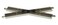 Bachmann Trains  SnapFit EZ TRACK 30 DEGREE CROSSING 1card  NICKEL SILVER Rail With Gray Roadbed  HO Scale