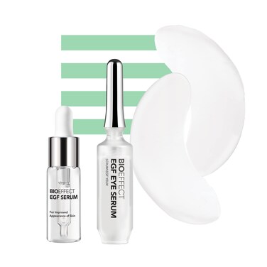 BIOEFFECT EGF Serum Eye Serum Eye Mask Skincare Set Firming Favorites with Barley Growth Factor