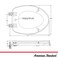 American Standard 5311012020 Laurel Toilet Seat White