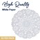 Royal Consumer Medallion Lace Round Paper Doilies 10Inch Pack of 12 B23005 White