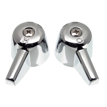 Danco Central Brass Pair of Faucet Handles Chrome 80401