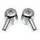 Danco Central Brass Pair of Faucet Handles Chrome 80401