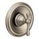 Moen Kingsley Brushed Nickel Moentrol Tub or Shower Lever Handle with Hot and Cold Indicators Valve Required T3111BN