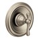 Moen Kingsley Brushed Nickel Moentrol Tub or Shower Lever Handle with Hot and Cold Indicators Valve Required T3111BN