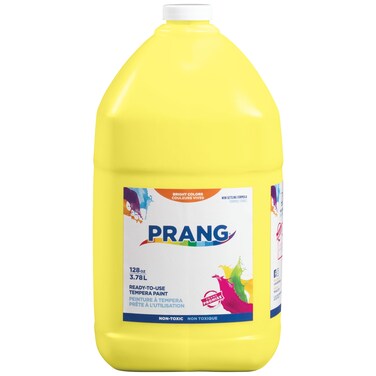 Prang ReadytoUse Tempera Paint Yellow 1 Gal 1 Count