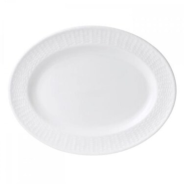 Wedgwood Nantucket Basket Oval Platter 1525 White