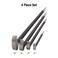 SUNEX TOOLS 9804 Rolling Head Pry Bar Set 6Inch  20Inch 4Piece