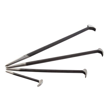 SUNEX TOOLS 9804 Rolling Head Pry Bar Set 6Inch  20Inch 4Piece