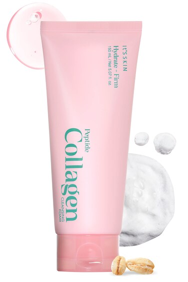 ItS SKIN Peptide Collagen Cleansing Foam 507 fl oz  Hydrating Facial Cleanser  Collagen Boost  Gentle Face Cleanser for Sensitive Skin  Korean Face Wash  Gentle Facial Cleanser for Women