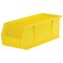 AkroMils 30234 AkroBins Plastic Hanging Stackable Storage Organizer Bin 15Inch x 5Inch x 5Inch Yellow 12Pack