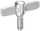Gibraltar SC0008 6Mm Wing Screw 2PackSilver