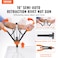 VEVOR Rivet Nut Tool 16 Rivnut Tool Kit with 13PCS Metric and SAE Mandrels 186PCS Rivet Nuts M3 M4 M5 M6 M8 M10 M12 1420 51618 3816 1213 832 1024 Semiauto Retraction