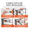 VEVOR Rivet Nut Tool 16 Rivnut Tool Kit with 13PCS Metric and SAE Mandrels 186PCS Rivet Nuts M3 M4 M5 M6 M8 M10 M12 1420 51618 3816 1213 832 1024 Semiauto Retraction