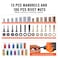 VEVOR Rivet Nut Tool 16 Rivnut Tool Kit with 13PCS Metric and SAE Mandrels 186PCS Rivet Nuts M3 M4 M5 M6 M8 M10 M12 1420 51618 3816 1213 832 1024 Semiauto Retraction