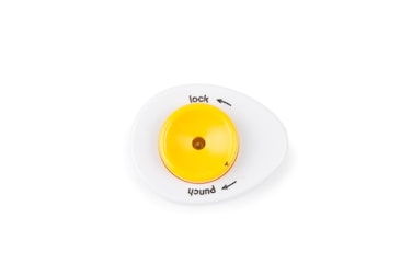 Fox Run Hard Boiled Egg Piercer with Safety Lock Feature White
