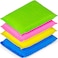 DecorRack 4 NonScratch Microfiber Cleaning Sponges Heavy Duty Multipurpose Scrubbing Pads Multicolor Sponges