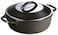 Lodge 2 Quart PreSeasoned Cast Iron Dutch Oven with Lid  Dual Handles  Use in the Oven on the Stove on the Grill or over the Campfire  Black