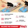 AIREX Home Gym Physical Therapy Workout Yoga Exercise Foam Non Slip Balance Pad with Waterproof and Tear Proof Design for Strength Training Blue