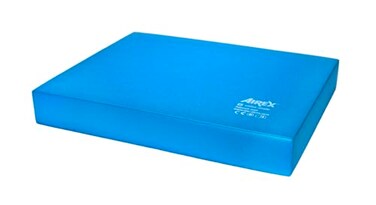 AIREX Home Gym Physical Therapy Workout Yoga Exercise Foam Non Slip Balance Pad with Waterproof and Tear Proof Design for Strength Training Blue
