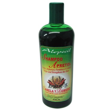 Apretol Shampoo Canela y Romero Cinnamon and Rosemary Shampoo