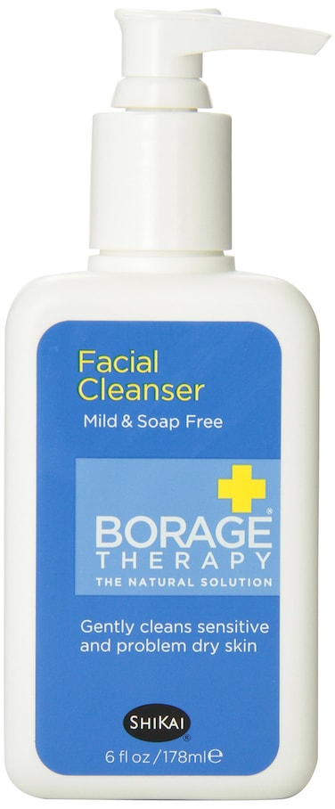 Shikai  Borage Dry Skin Therapy Facial Cleanser Soothing  Moisturizing Relief For Dry Irritated  Itchy Skin NonGreasy Sensitive Skin Friendly 6 oz