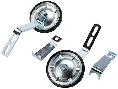 Wald W10252 Bicycle Training Wheels 16 to 20Inch Wheels75 and 1Inch Frame TubesSilver