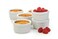 Prepworks by Progressive Porcelain Stacking RamekinsSet of 6 for Baking Crme Brulee Dishes Souffle Flan Pan Sauce Custard Pudding Cups Dipping Bowls
