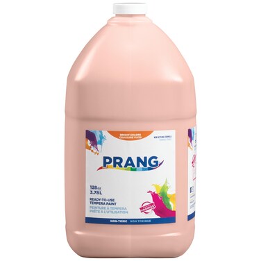 Prang ReadytoUse Tempera Paint Peach 1 Gal 1 Count
