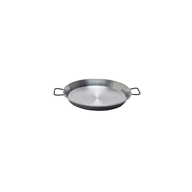 Garcima 22inch Pata Negra Restaurant Grade Paella Pan 55cm Large Silver
