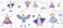 RoomMates RMK1015SCS Fairy Princess Wall Decals