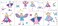 RoomMates RMK1015SCS Fairy Princess Wall Decals