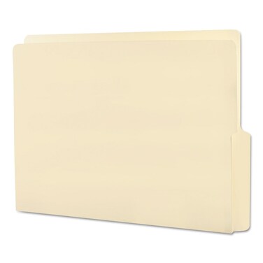 Smead End Tab File Folder ShelfMaster Reinforced 12Cut Tab Bottom Position Letter Size Manila 100 per Box 24128