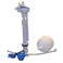 LASCO 044041 Toilet Ballcock with AntiSyphon Plastic Adjustable 9Inch13Inch Fill Valve Kit with Float Float Rod Refill Tube Flapper and Nut