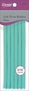 Annie 01199 Soft Twist Rollers Green 6 Count