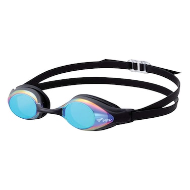 VIEW Swimming Gear V130AMR Shinari Swim Goggles SmokeBlue Mirrored Lens
