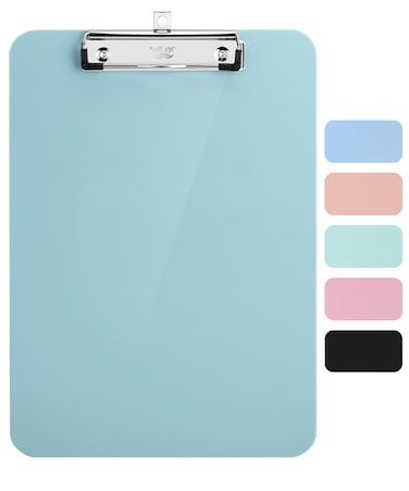 Mr Pen Plastic Clipboard 125 x 9 Pastel Green Clipboards for Kids  Adults Clipboards Plastic Clip Board Teacher Clipboard Kids Clipboard Cute Clipboard Plastic Clipboards