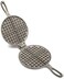 Rome Industries Old Fashioned Waffle Cast Iron Black