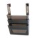 Deflecto 73502 Docupocket threepocket file partition set wbrackets letter smoke