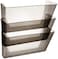 Deflecto 73502 Docupocket threepocket file partition set wbrackets letter smoke