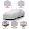 Budge Lite Car Cover Dirtproof Scratch Resistant Breathable Dustproof Car Cover Fits Sedans up to 264 Gray