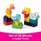 Edushape TrainThemed Soft Baby Blocks for Toddlers 13 30 Pieces  EduBlocks Soft Blocks Foam Blocks  Stacking Blocks Building Blocks for Daycares and Preschools