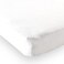 Luvable Friends Unisex Baby Fitted Crib Sheet White Solid One Size