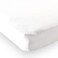 Luvable Friends Unisex Baby Fitted Crib Sheet White Solid One Size