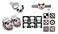 Black White  Red Infant Stimulation Toy Trio